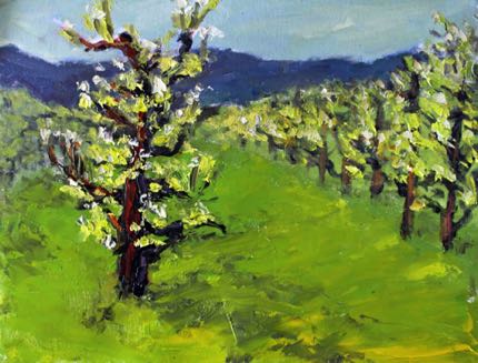 Sue W, DaGroup North paintouts begin again at historic pear orchard, Eden Valley Orchards
