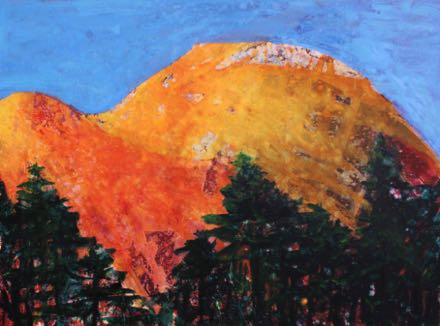 Sue W, "High Mountains," 30x40