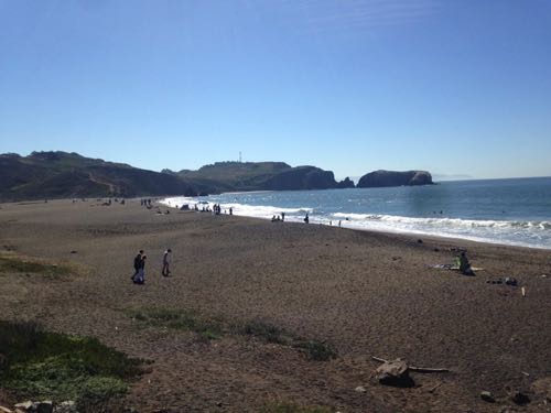 At Rodeo Beach